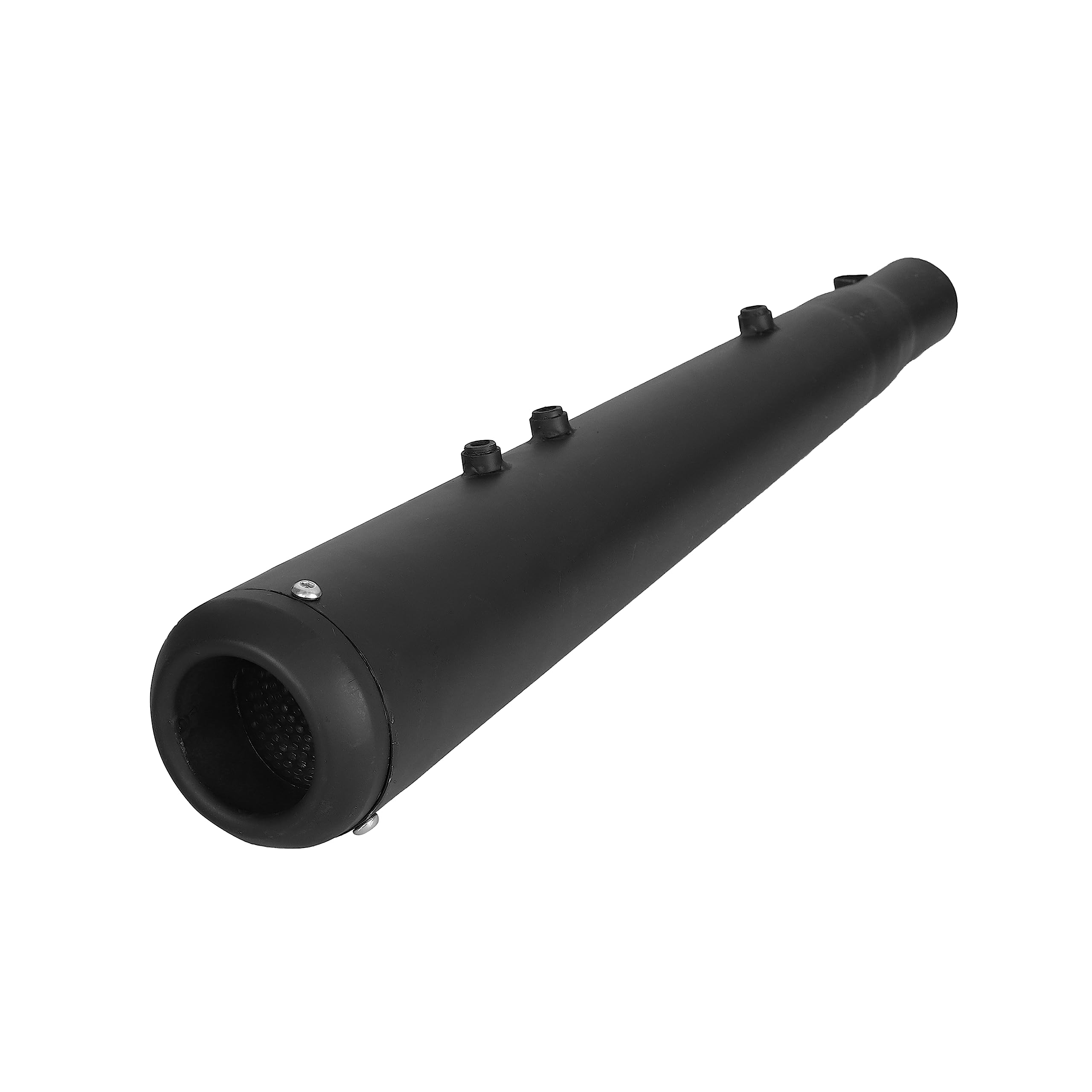 WORDZ Megaphone Glasswool Black Exhaust silencer for Bike Bullet Classic 350 Full Exhaust System