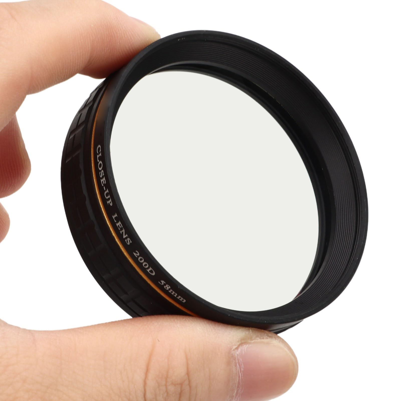 Zestaw Filtrów Makro do Makrofotografii z Etui, +1 +2 +4 +10, Szkło Optyczne, 58 Mm, Szybki montaż dla Owadów, Kwiatów i Biżuterii (58MM)