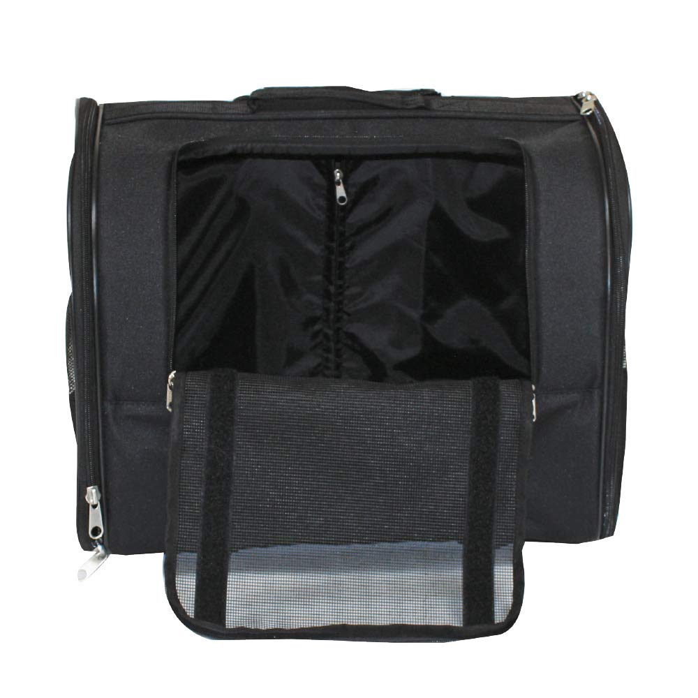 Croci Trolley Jolie 2 En 1 - Transportín Para Gatos Y Perros Pequeños 44 X 33 X 28 Cm - Carro Para Perros, Gatos O Conejos Convertible En Bolsa Transportín Para Mascotas