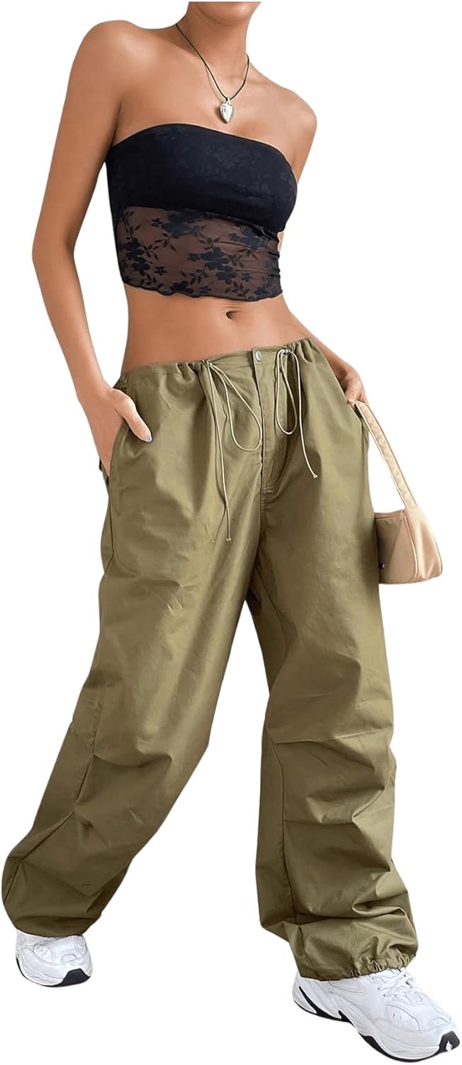 SHENHE Women's Lace Tube Top Y2K Strapless Summer Casual Sleeveless Mesh Crop Top - Image 3