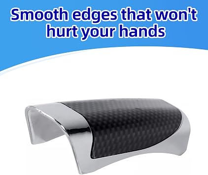 Handbrake Cover, Universal Handbrake Grips Protector, Car Handbrake Cover Decorative Cap, Comfortable ABS Interior Trim Compatible With Most Vehicles