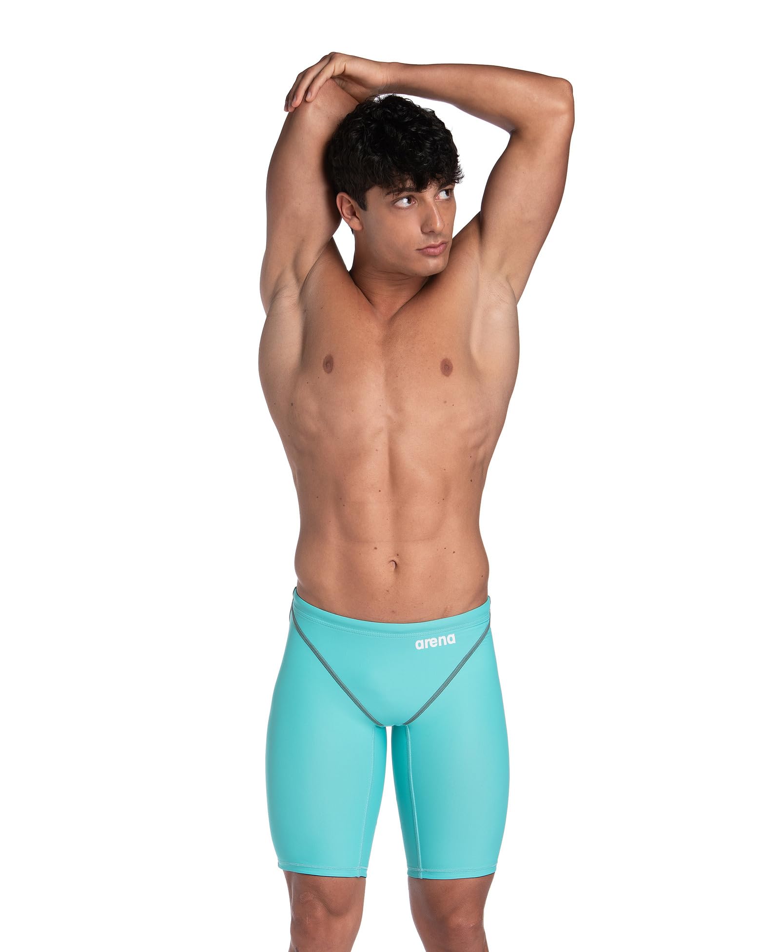 arena Powerskin ST Next Jammer Uomo, Costume da Gara Approvato FINA, Costume Uomo Nuoto in Tessuto Riciclato, Costume Jammer Uomo Foderato