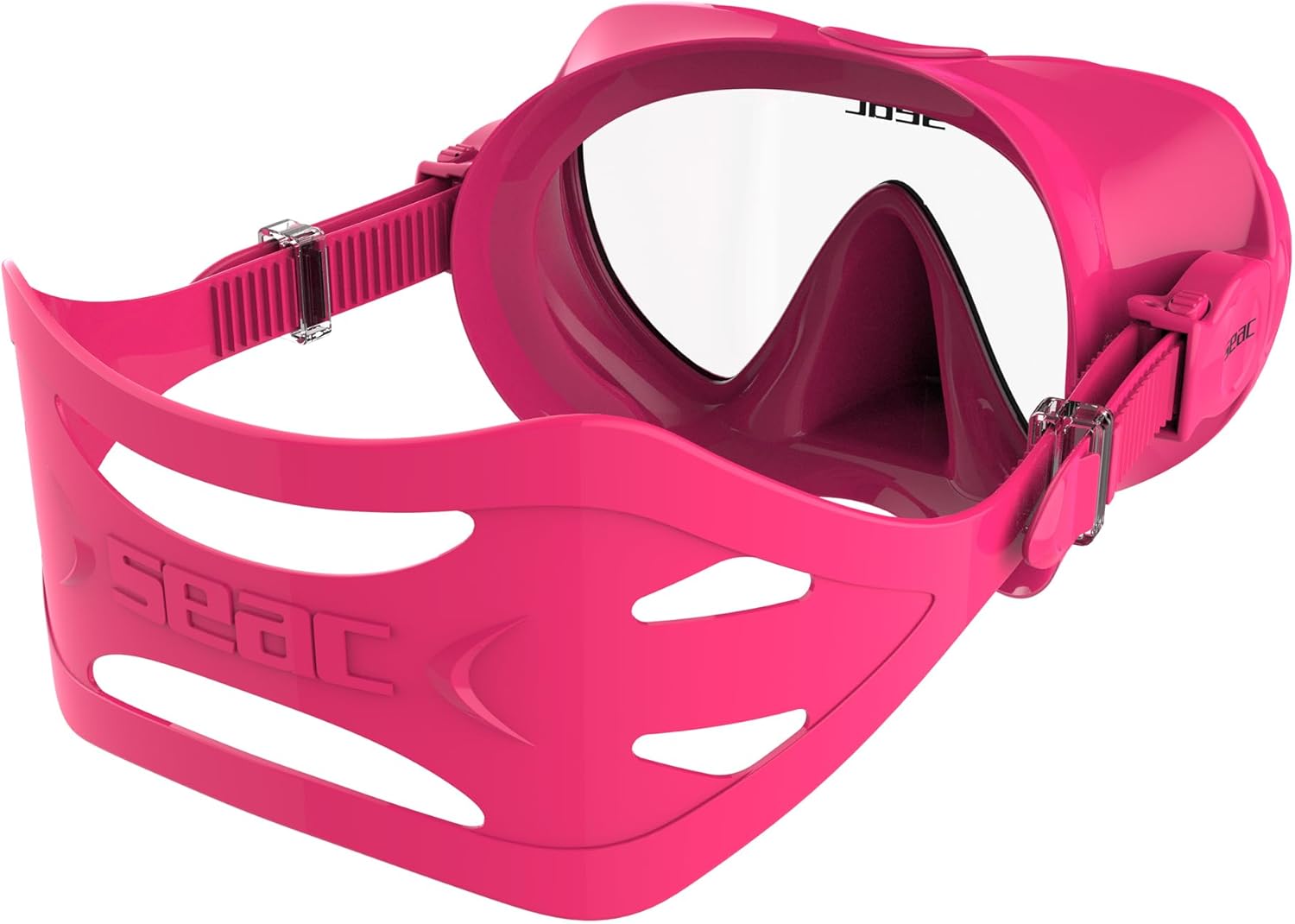 SEAC Rondò, Rimless Diving and Snorkeling Goggles Made of Silicone with Single Lens, Smaller Volume, hydrodynamic and Ultra-Light