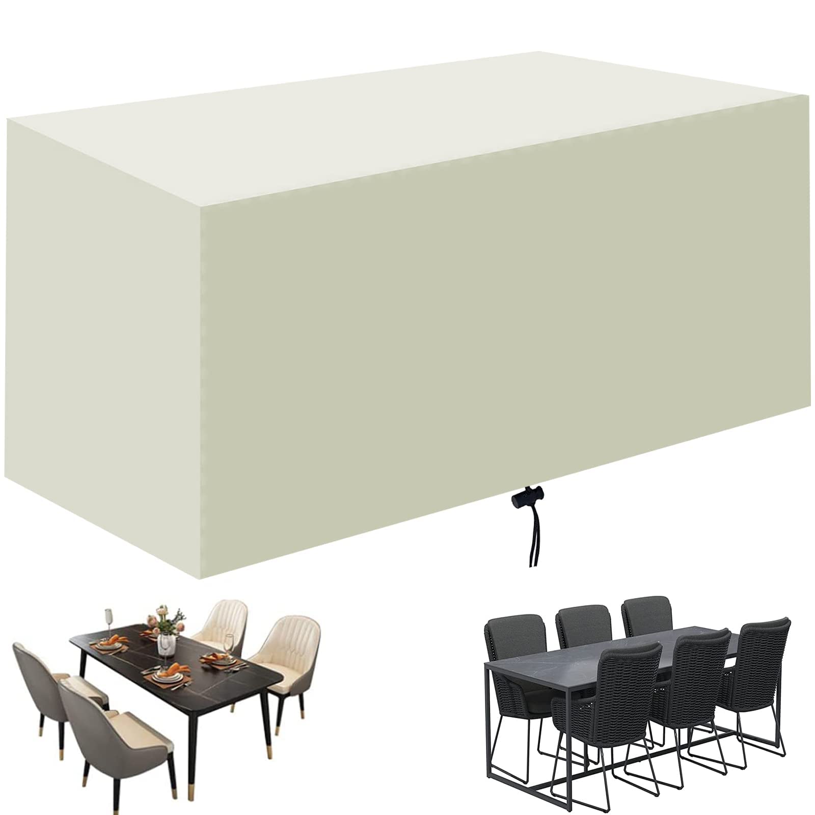 HGPFCB Gartenmöbel Abdeckung 420D Oxford - Wasserdichte Schutzhülle Für Terrassenmöbel