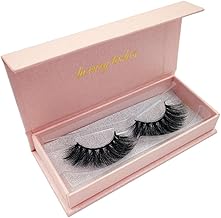 3D Mink Dramatic False Eyelashes, 1 Pairs 3D Mink Long Thick Dramatic Look Handmade Fake Lashes For Makeup (Style 1)