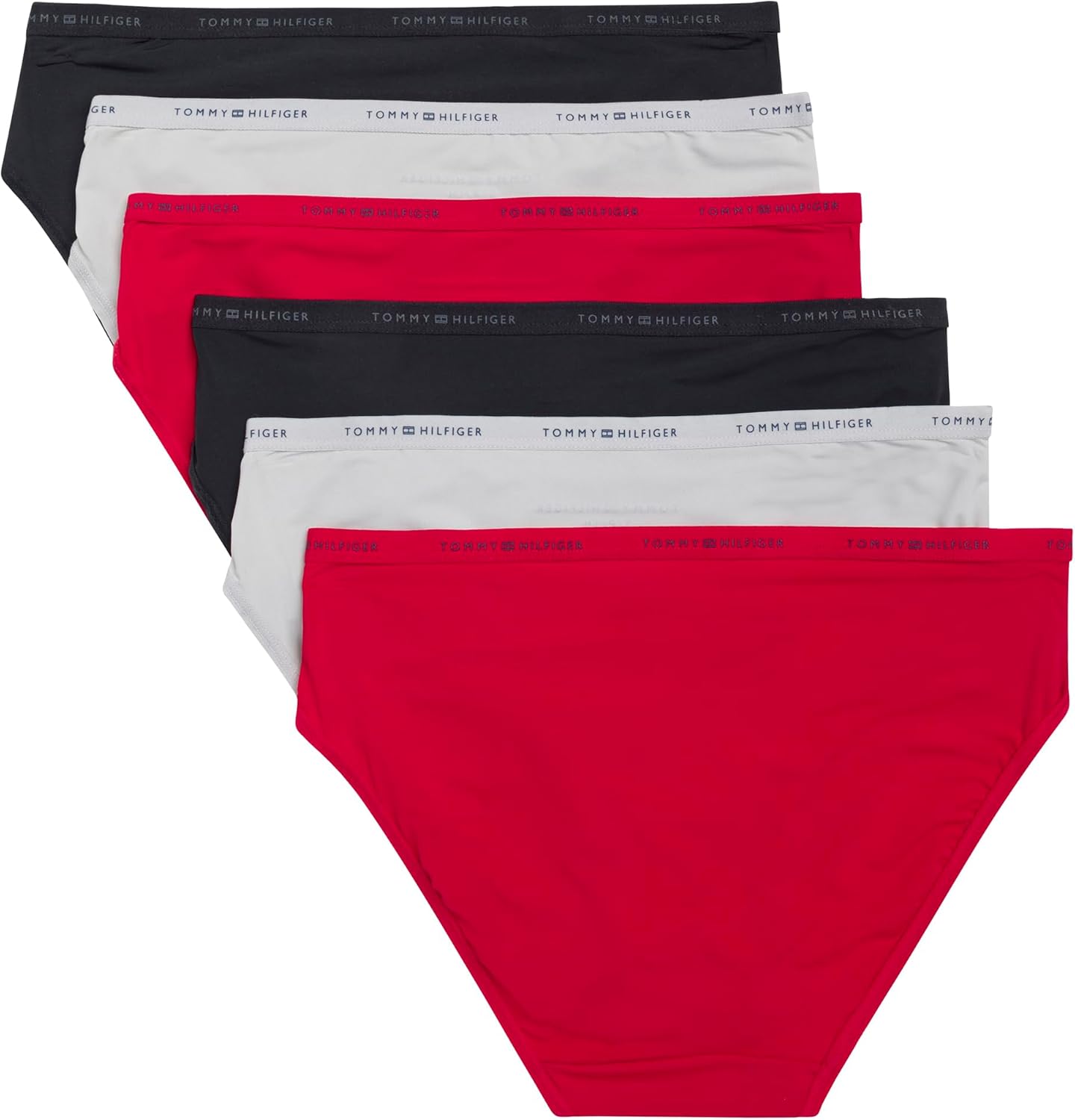 Tommy Hilfiger womens Logo Waistband Micro Bikini 6 Pack - Image 8