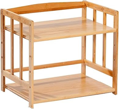 Printer Table 2-Tier Printer Stand, Easy to Assemble and Clean Printer Storage, Workspace Organizers for Printers Fax Machine Storage Shelve