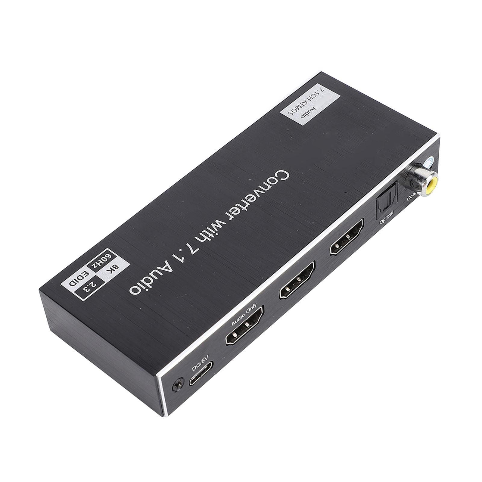 Splitter HDMI 8K 60Hz 1x2, 8K 60Hz 4K 120Hz Divisore interfaccia display HD 3D, Splitter HDMI da 40Gbps 1 in 2 uscite per HDTV STB DVD Proiettore PC Macchina di Giochi (EU)