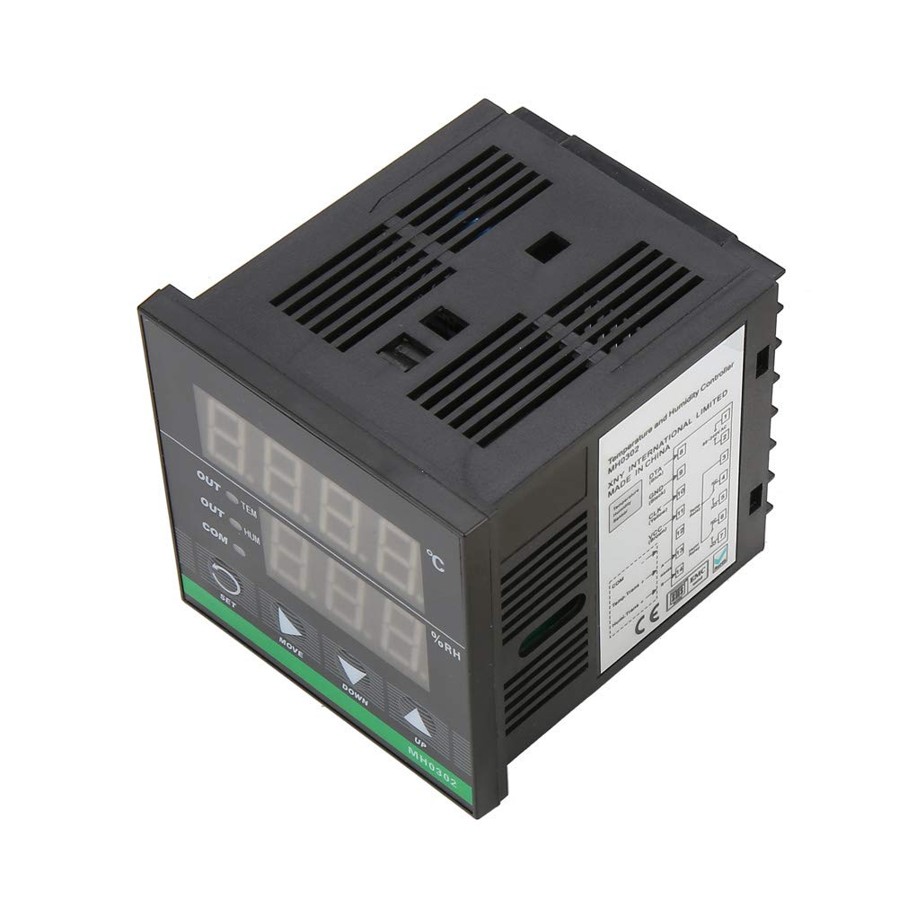 Controlador Digital de Temperatura y Humedad Sensor de Alta Precisión Montado en Panel para Uso Industrial