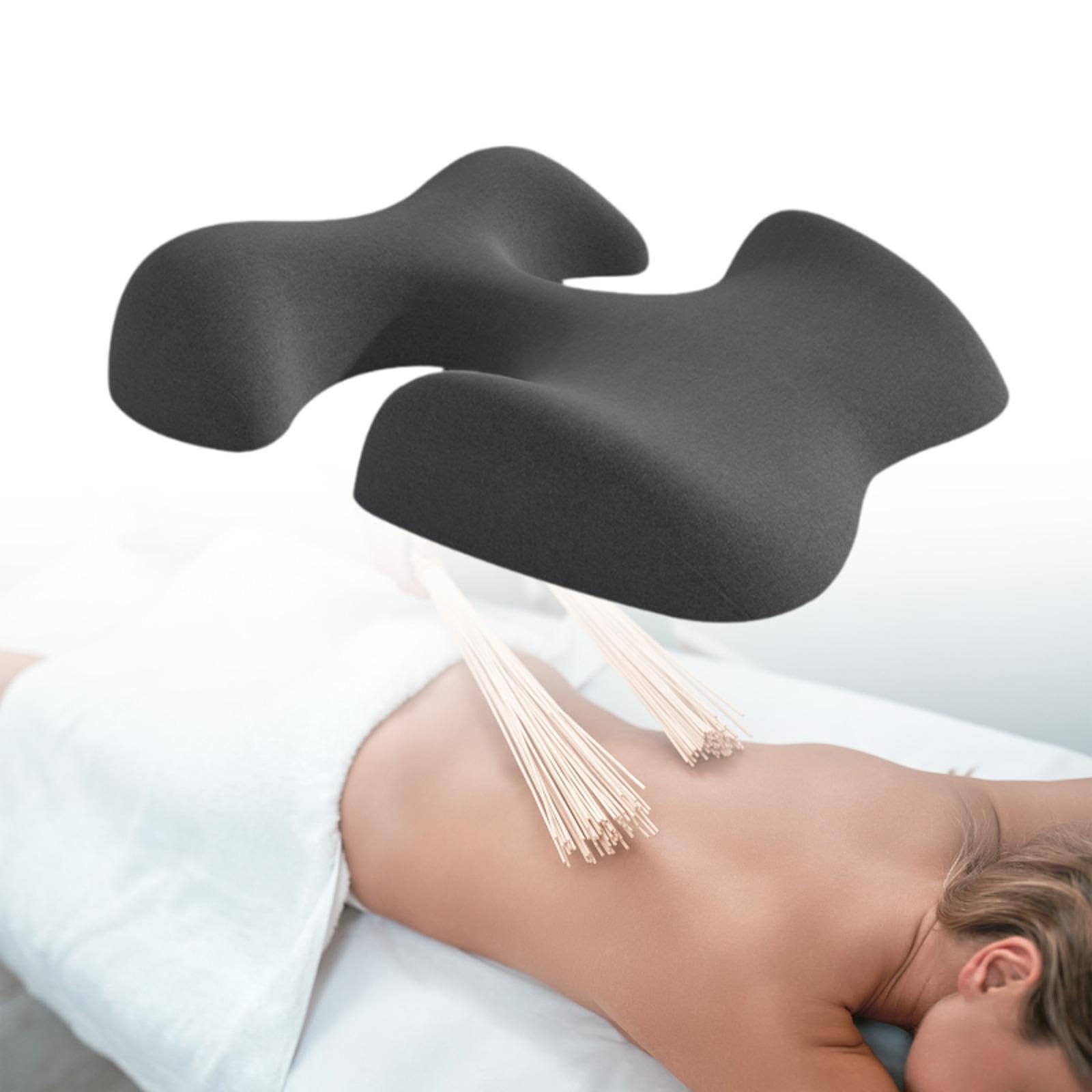 harayaa Cuscino per Il Seno per Lettino da Massaggio Cuscino per Il Riposo Cuscino a Cuneo, Cuscino di Supporto Multifunzionale per Salone di Bellezza, Cuscin, Grigio Scuro