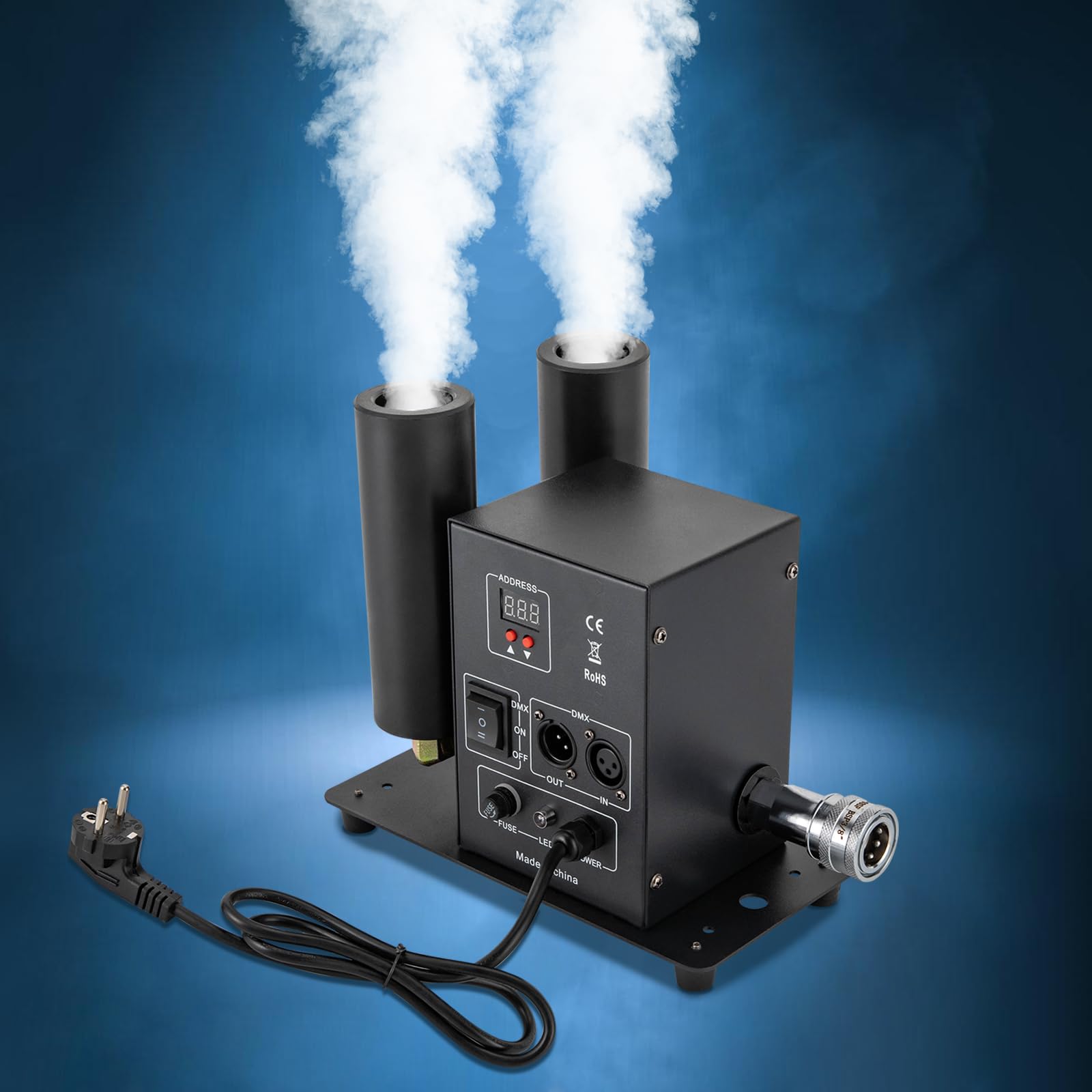 Nebelmaschine 150W, CO₂ Jet Maschine, CO₂ Luftsäulenmaschine, Doppeldüse
