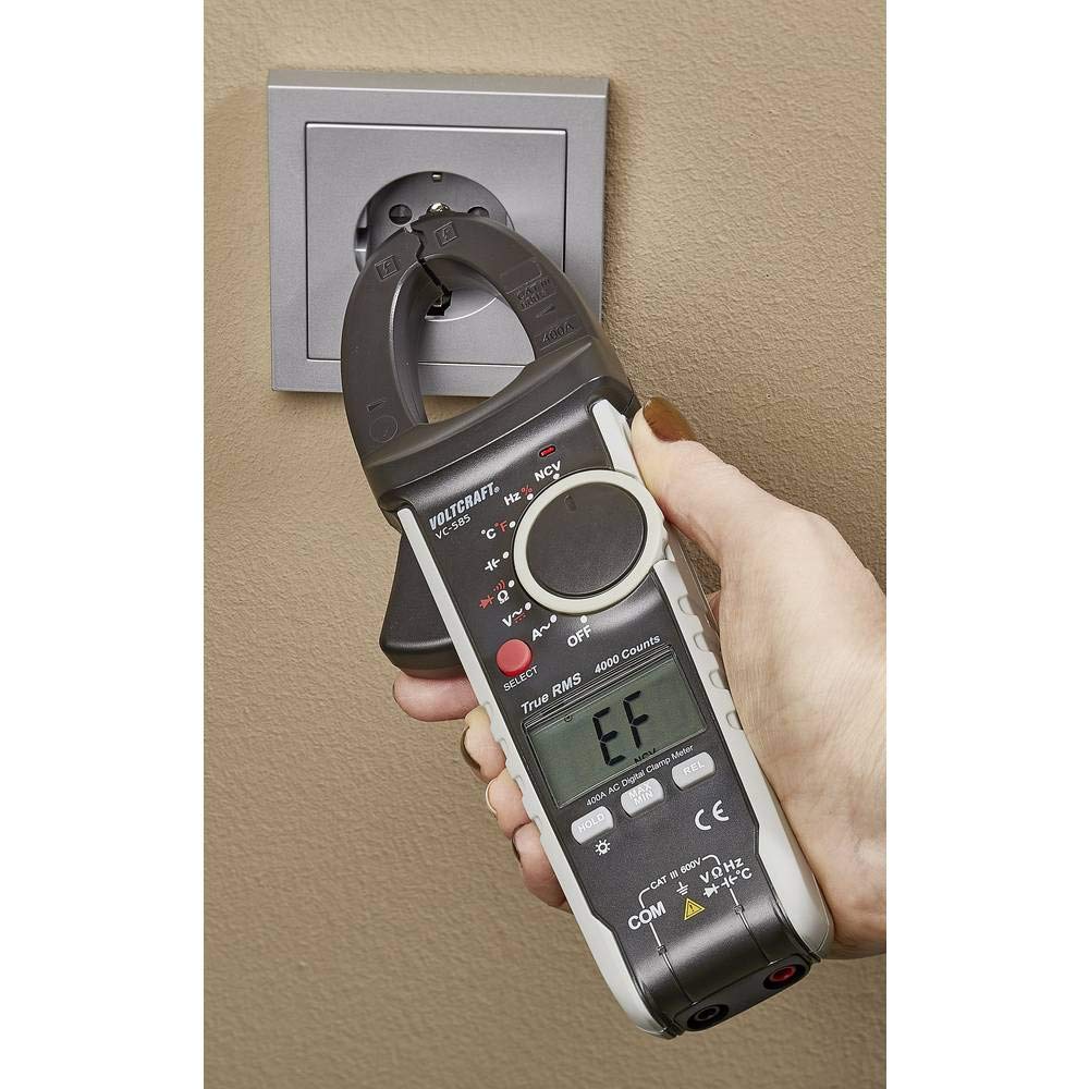 Voltcraft VC585 Stromzange kalibriert (ISO) digital CAT III 600V Anzeige (Counts): 4000