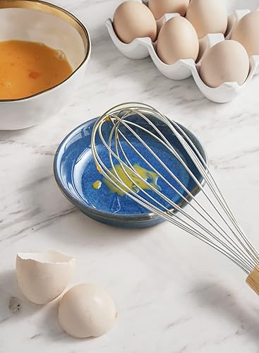 Vista 34 de LE TAUCI Soporte de cuchara de cerámica, soporte de cuchara de 4.8 pulgadas para estufa, soporte para cuchara para encimera de cocina, soporte