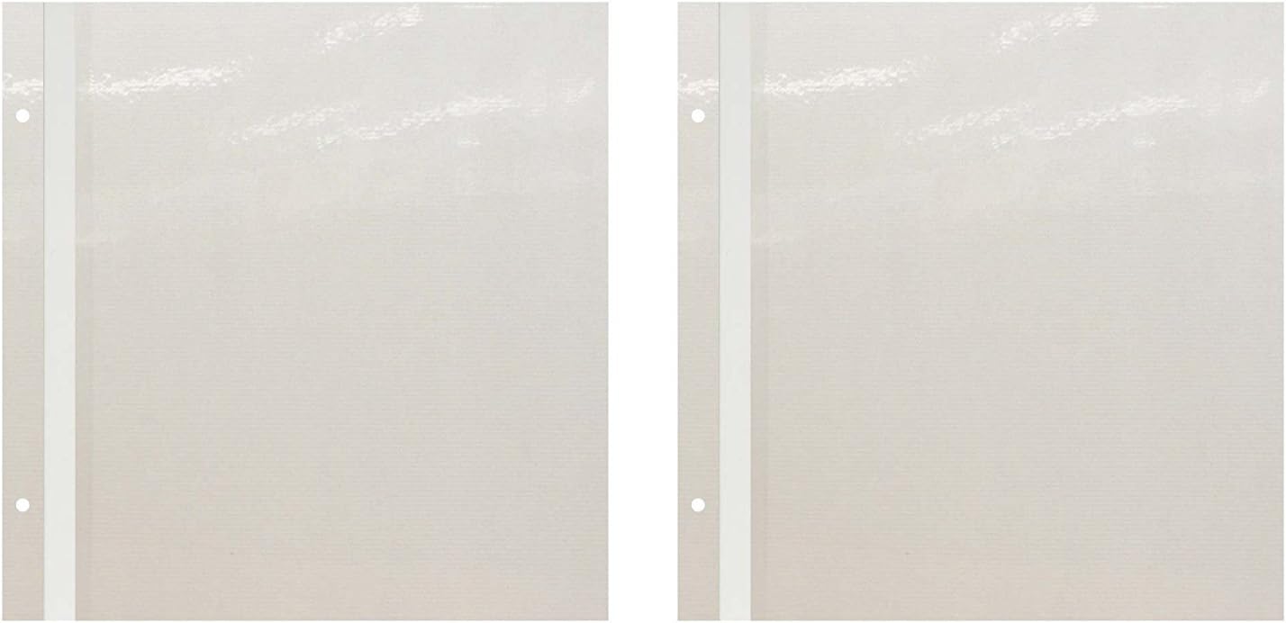 Pioneer Photo Albums Pioneer PMV 5 Sheet / 10 Page Refill Pack for PMV-206 Magnetic Albums - TWO PACK, white,
