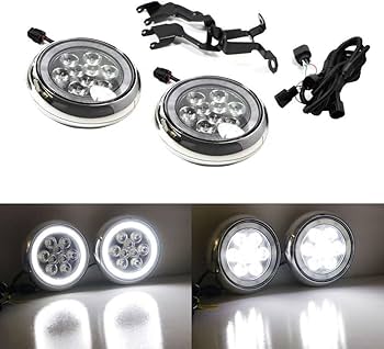 ショークロームSHOWCHROME ミニLEDドライビングライト55-365L Motorcycle / Cruiser Show Chrome Driving Lights for Engine