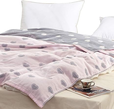 Amazon Co Jp M Lang 日本製 六重タオルケット 両面使える 吸収性 肌にやさしい高級綿100 のガーゼケット 馬柄 夏用かけ布団 掛け布団 冷感 シングル セミダブル ピンク 150cm 0cm ホーム キッチン