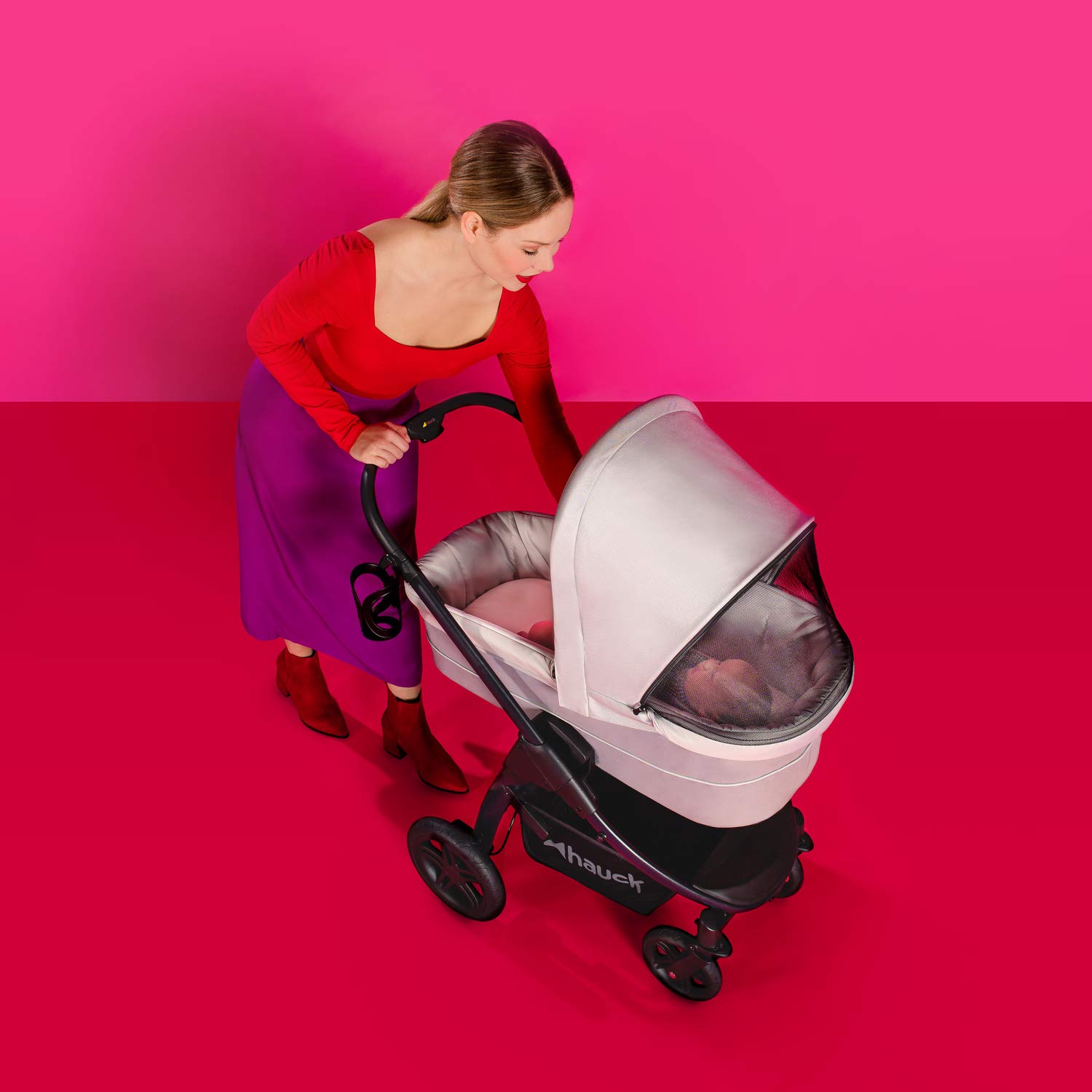 hauck Navicella Saturn R Mars Passeggino 9 kg Materasso Incluso Pieghevole Grigio