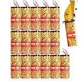 com-four® 16x Trampa Moscas Premium Eco-Natural - Atrapamoscas contra Insectos - Trampa Orgánica Ecológica Libre de Toxinas, Higiénica