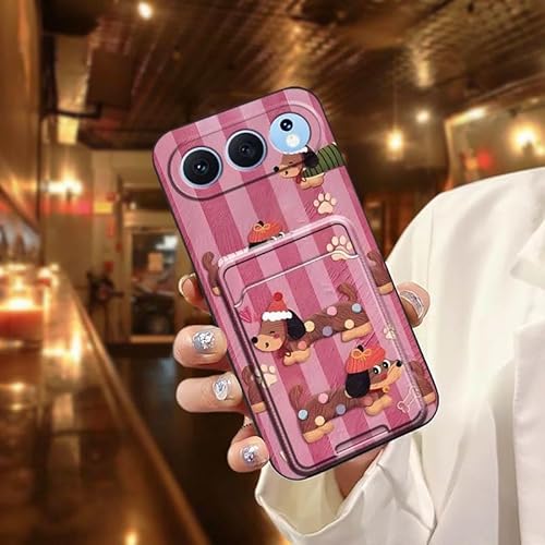 Phone Case Compatible with Honor 500 China, Cover Card bag Cartoon Soft case Silicone Dirt-resistant Shockproof TPU Full wrap An
