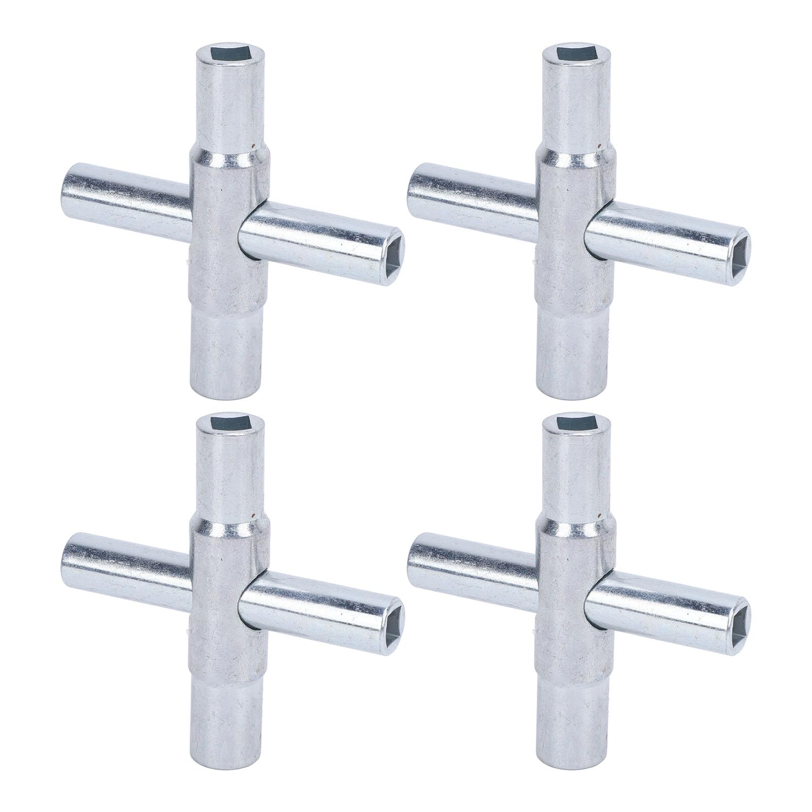Sillcock Key Tool 4-Way - Steel Water/Gas Utility Key, Multi-Functional ...