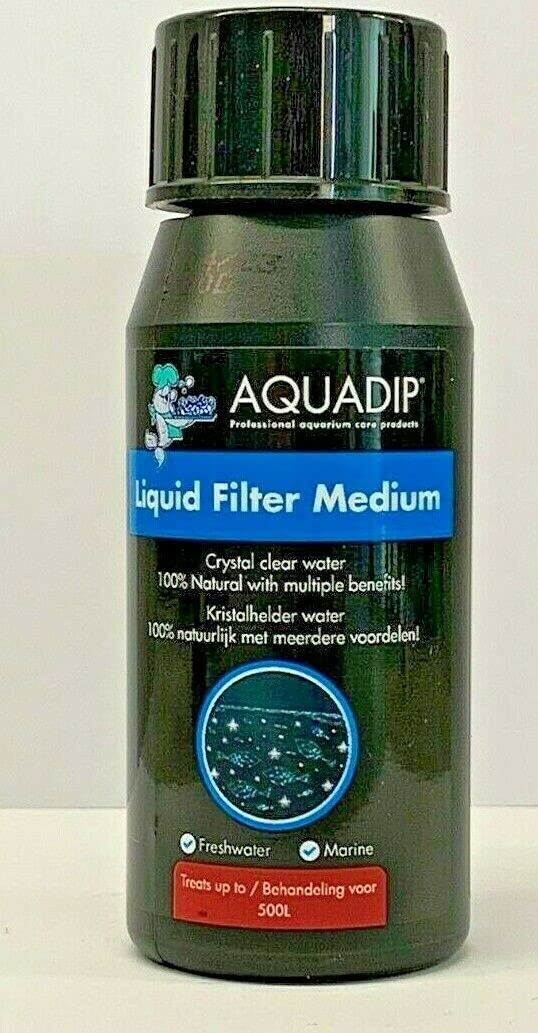 Plants Liquid Filter Medium Makes Aquarium Water Crystal Clear Conditioner AQUADIP