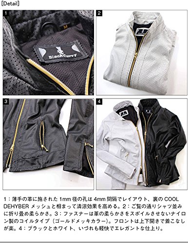 Amazon | カドヤ(KADOYA) バイク用レザージャケット レディース