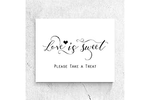 Love Is Sweet Treat Bags Sign