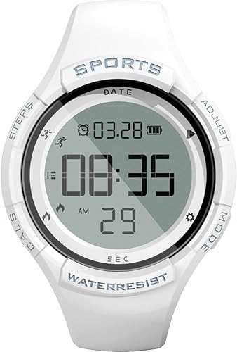 Nuevo reloj digital impermeable multifunción mens relojes inteligentes alarma podómetro cronómetro cuenta regresiva estudiante deporte reloj LED