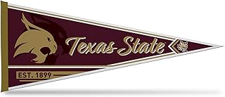 NCAA Texas State Bobcats Classic 12" x 30" Soft Felt Pennant - EZ to Hang - Home Décor (Game Room, Man Cave, Bed Room)