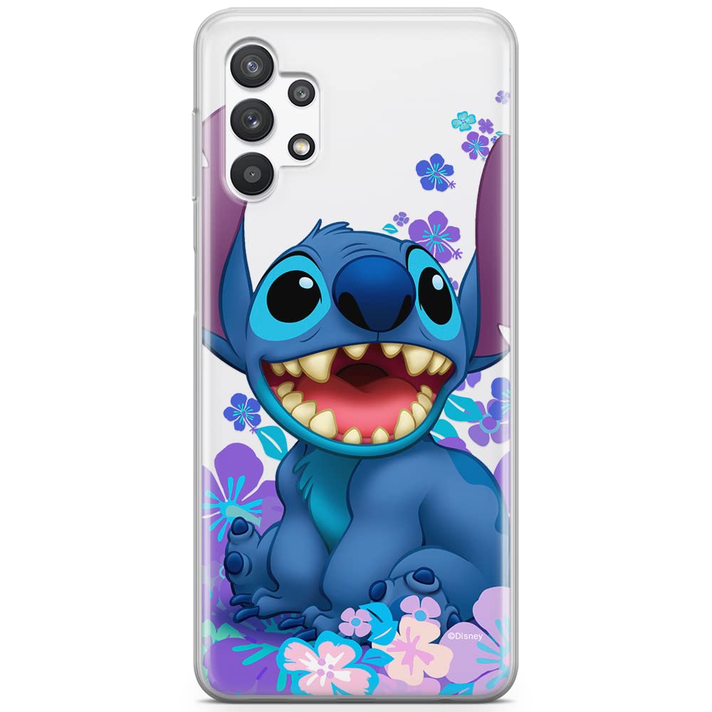 ERT GROUPmobile phone case for Samsung A13 5G/A04S original and officially Licensed Disney pattern Stitch 001 optimally adapted to the shape of the mobile phone, partially transparent