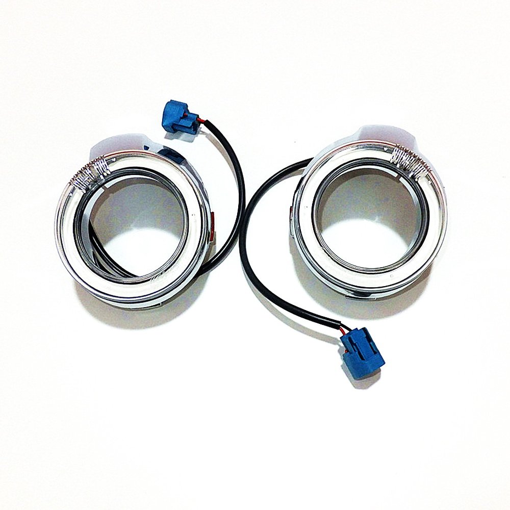 July King LED Light Guide Daytime Running Lights for Ford Fiesta 2008 2009 2010, LED Angel Eyes DRL, 1:1 Replacement