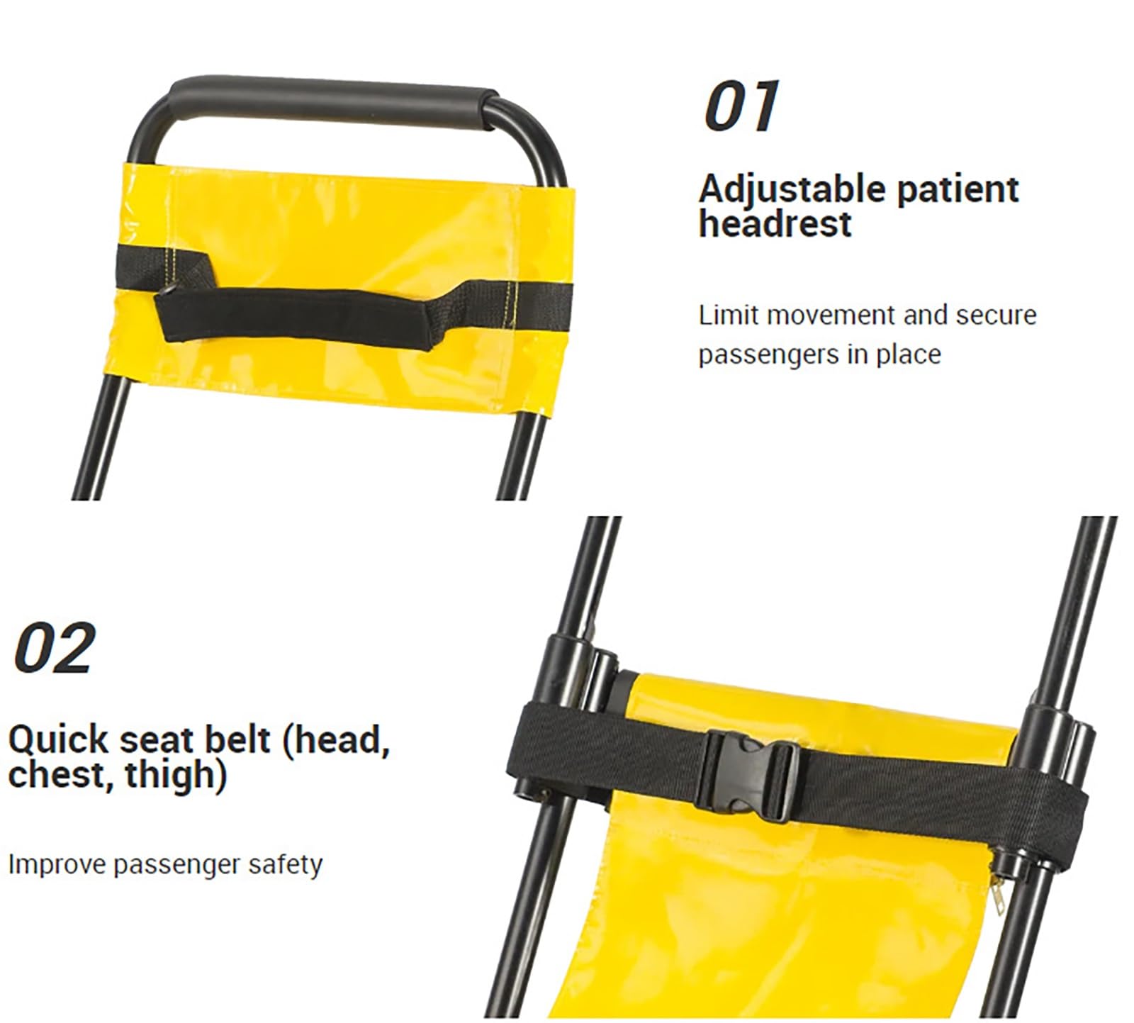 Sedia a rotelle scale sollevamento manuale, sedia rotelle salire le scale, sedia rotelle pieghevole portatile, sedia elevatrice, ambulanza backup anziani, trasferimento disabili