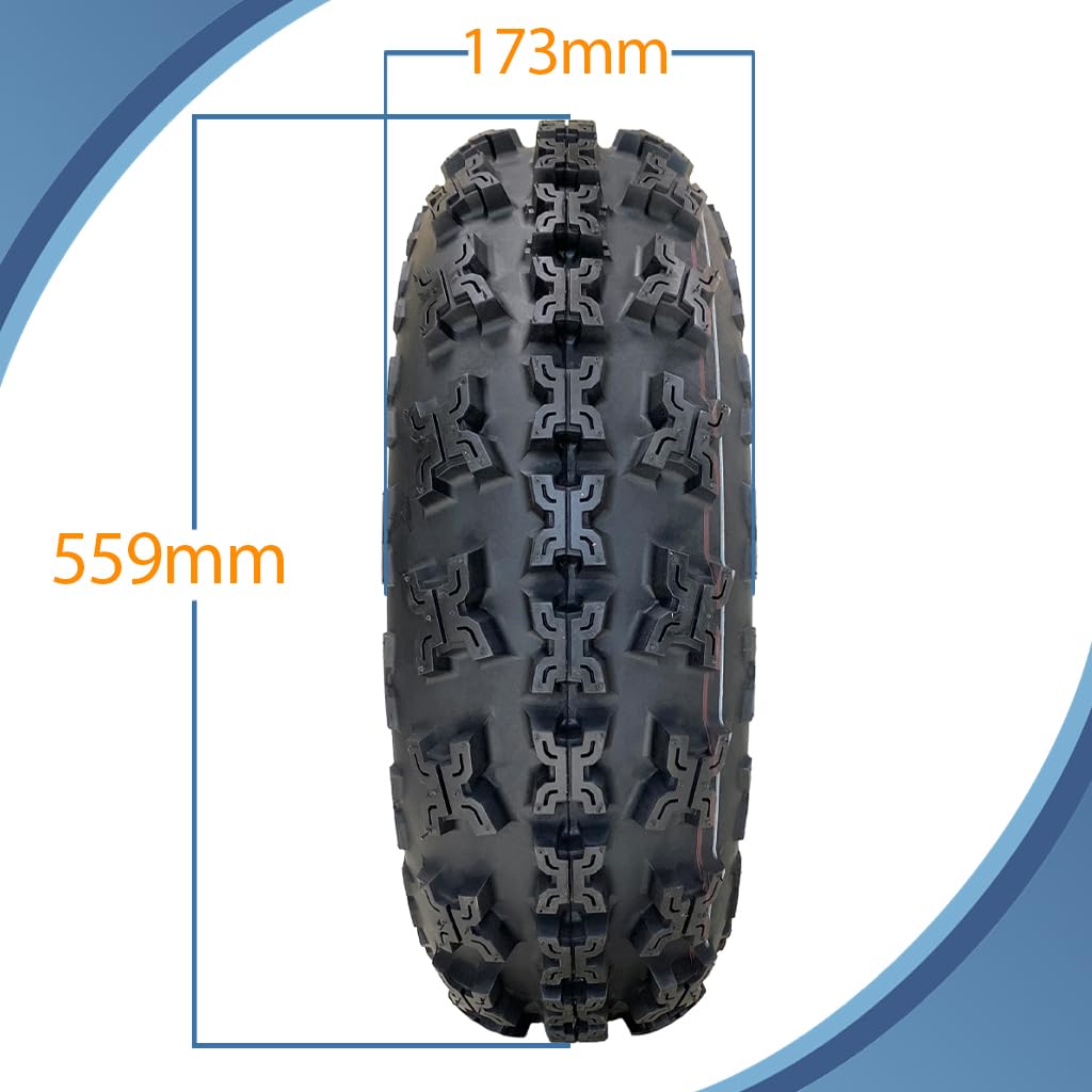 Pneu de course 22 x 7.00-10 Slasher ATV Quad WP01 OBOR 6 plis marquage E