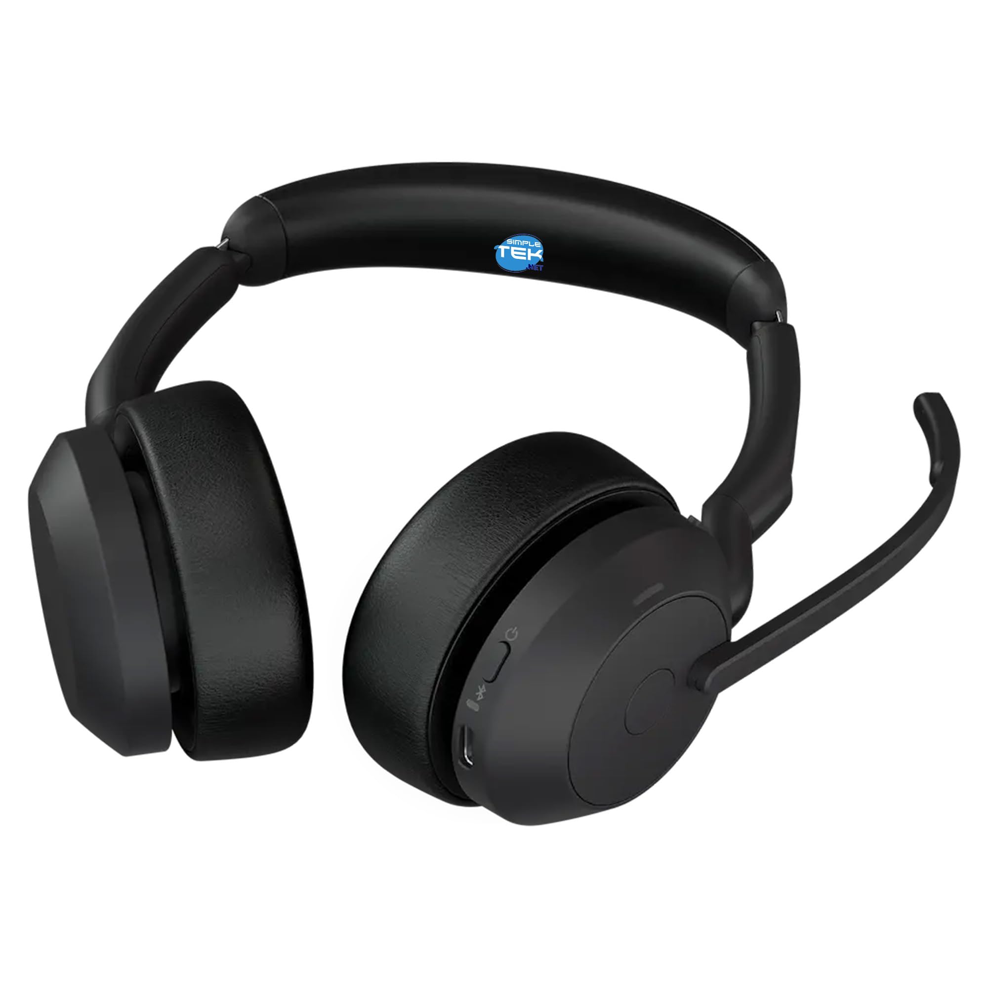 SIMPLETEK - Cuffie Wireless Stereo Professionali MS - Dongle USB-A - Bluetooth fino a 30m,
