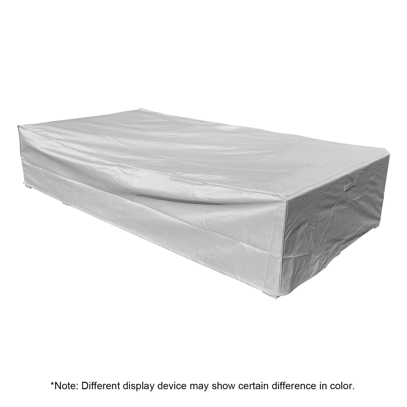 Dineli Patio Furniture Covers Waterproof Heavy Duty Outdoor Furniture Cover, Patio Table and Chair Set Cover for Patio Furniture Outdoor Sectional Sofa Set, 120''L x 61''W x 24.4''H, Light Gray