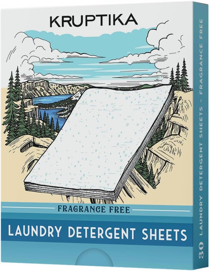 Laundry Detergent Sheets Fragrance Free 30 Count