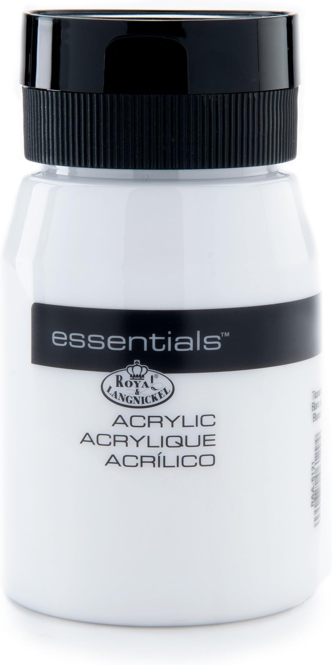 RAA-5121 Essentials 500ml Acrylic Paint - Titanium White