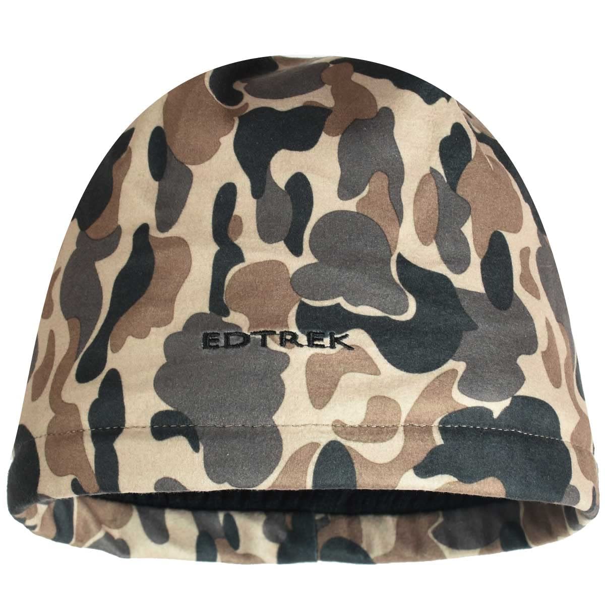 EDTREKWaterproof and Windproof Camo Beanie Hunting Hat - Timber and Blaze Orange Camo Hunter Hat