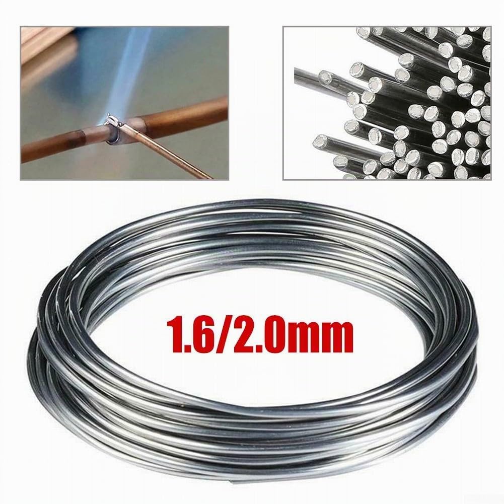Tiges de soudure basse température pour cuivre, acier, fer, aluminium, fondent facilement (1,6 mm)