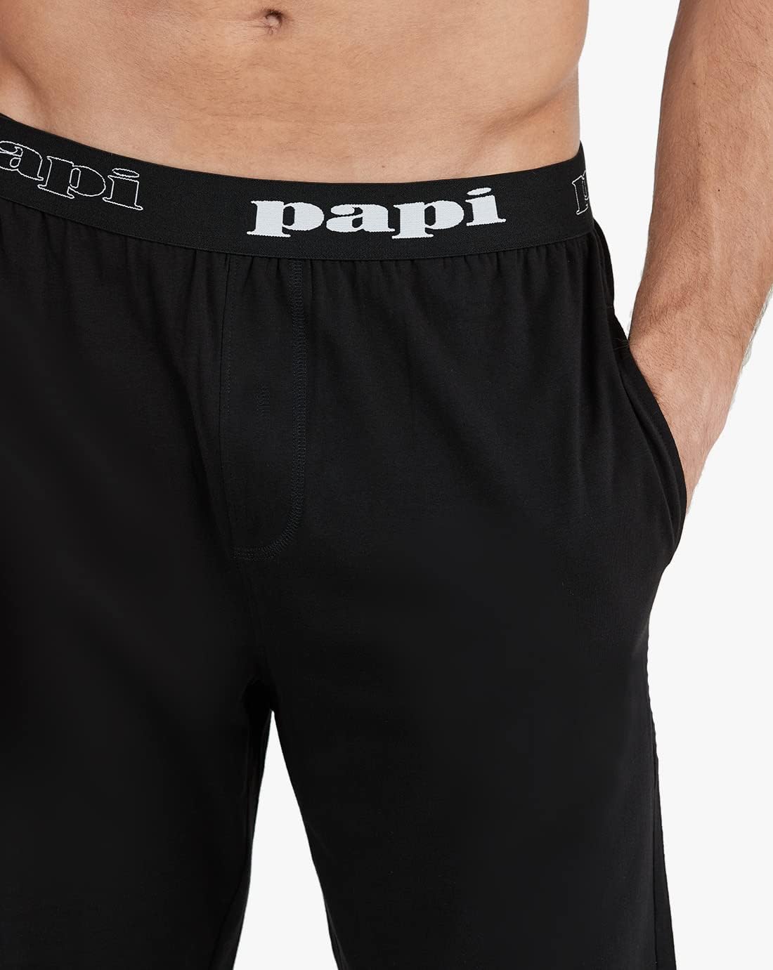 papi Pajamas Short Sleeve Top and Long Pj Bottoms Lounge Pants Boys Men Loungewear Set