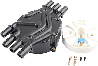 Ignition Distributor Cap and Rotor Kit, Replace D328A 10452458 D465 Compatible with Chevy GMC 4.3 Vortec - 1996-2005 Astro, 1995-2005 Blazer, 1995-2004 S10, 1999-2006 Silverado, 1995-2001 Jimmy, More