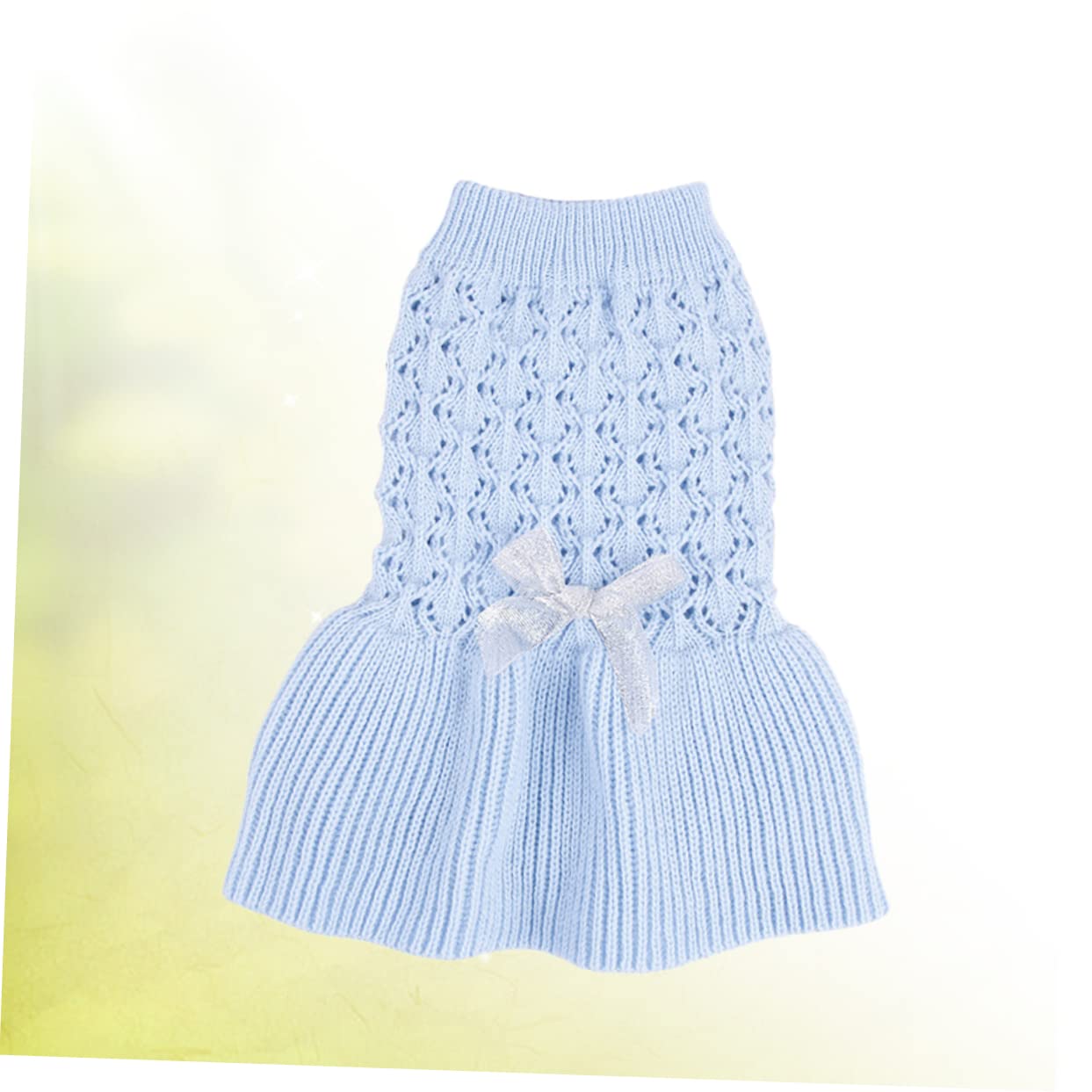 INOOMP 3pièces Pull Printemps pour Chien Et Chat Vêtement Doublé Laine Robe Mignonne à Deux Jambes Confortable XXS Bleu