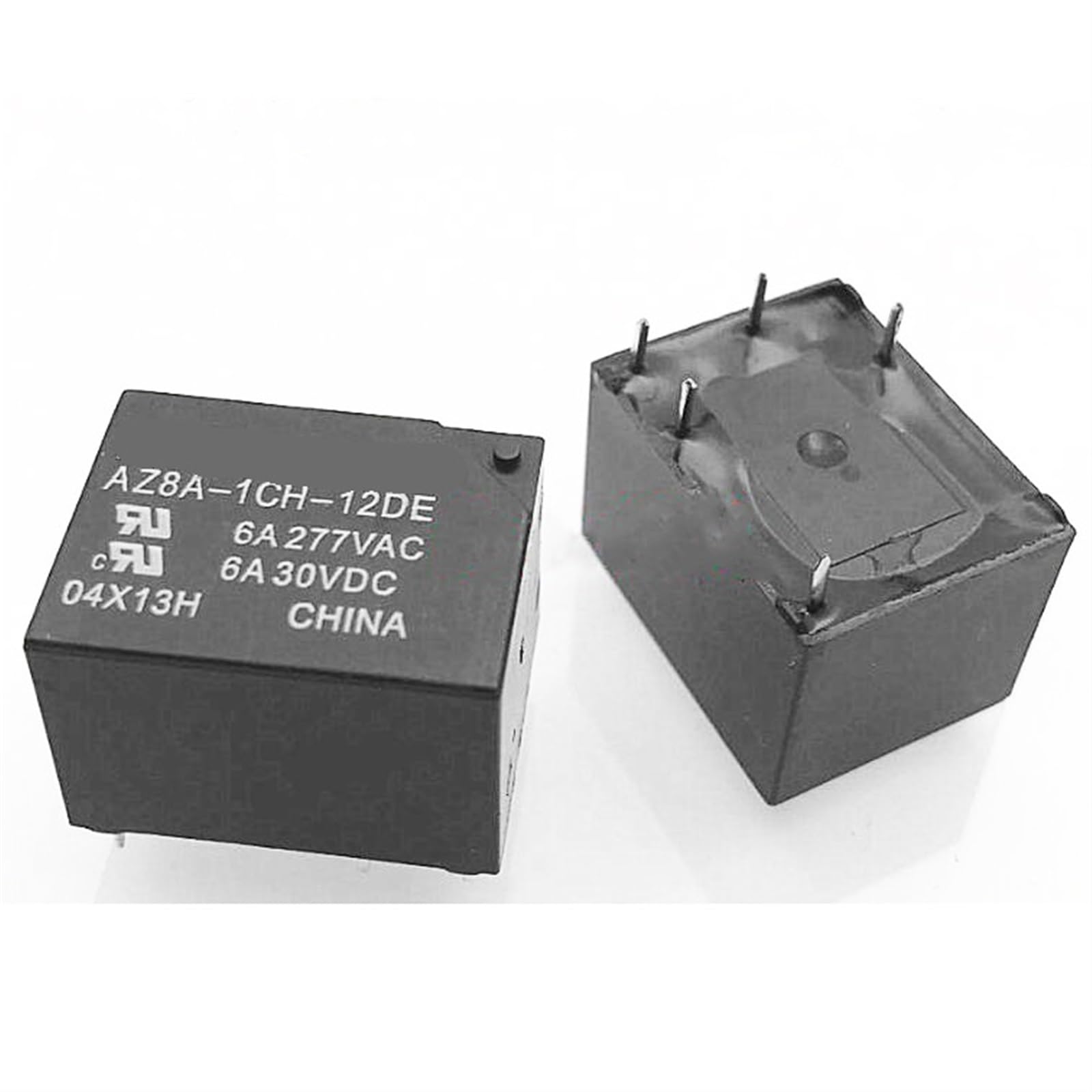 Relais AZ8A1CH12DE 12V 6A avec commutation stable à 5 broches