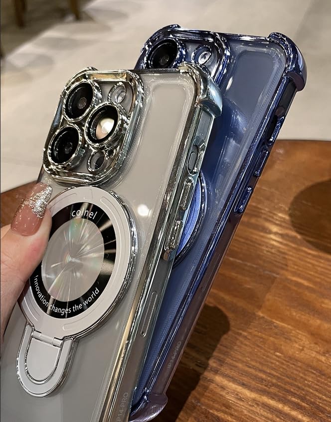 Amazon.co.jp: ZXDK 磁気見えないキックスタンドホルダー iPhone 15