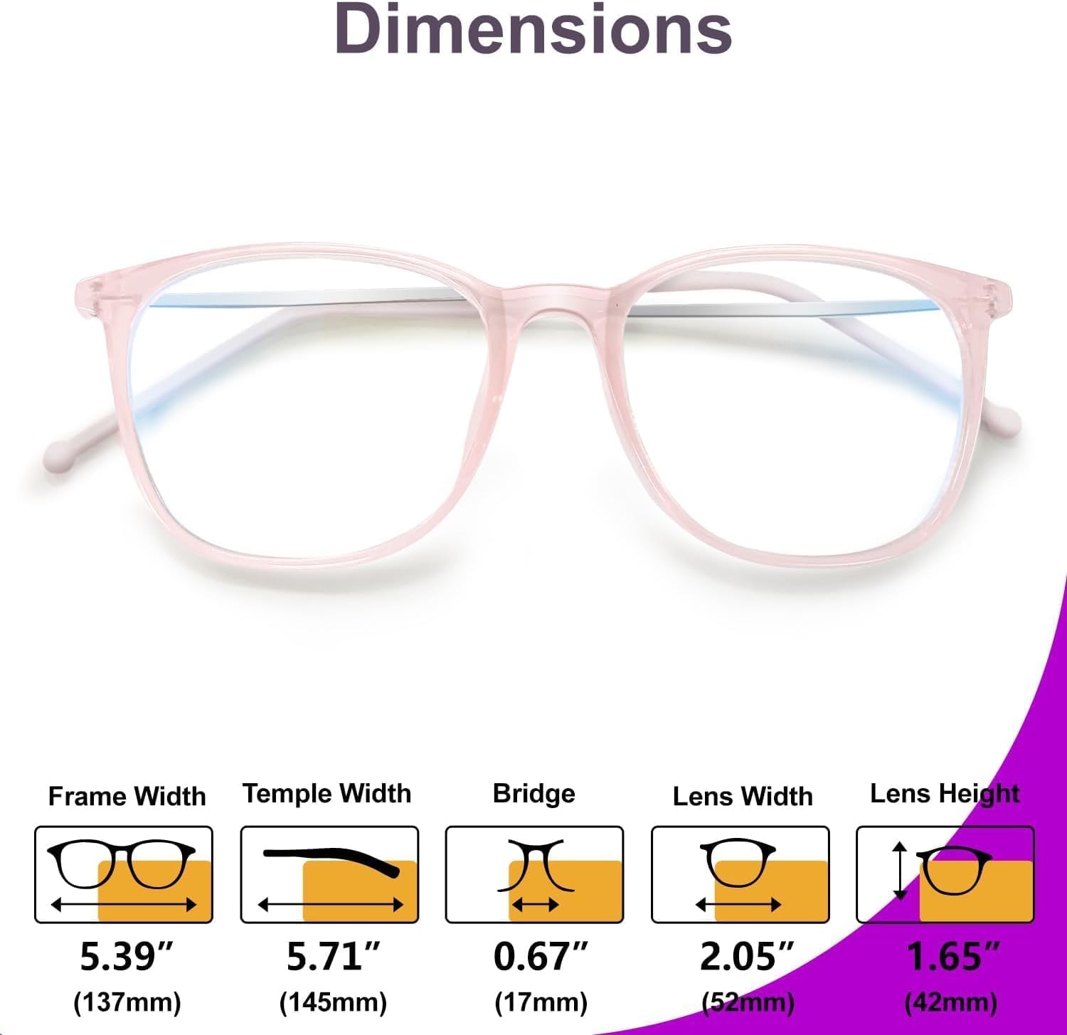 VISOONE Light Weight Slip Resistant Blue Light Blocking Computer Glasses with Anti Glare UV400 for Man Women GAEL - Image 7