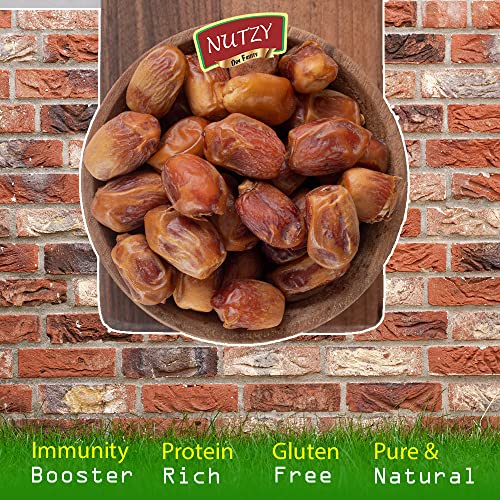 Image of Nutzy Premium Dates (Yellow Dates / Peela Khajoor, 200g)