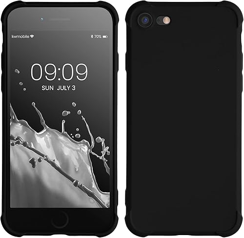 kwmobile Funda compatible con Apple iPhone SE (2022) iPhone SE (2020) iPhone 8 iPhone 7 - Funda de TPU suave con protección para cámara, color