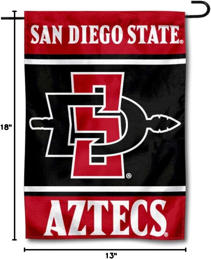 College Flags & Banners Co. San Diego State Aztecs Garden Flag - Image 5
