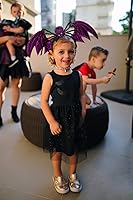 Vista 3 de CHOIEO 6 diademas de sombrero de bruja de Halloween – Calabaza araña murciélago diademas Cosplay disfraz