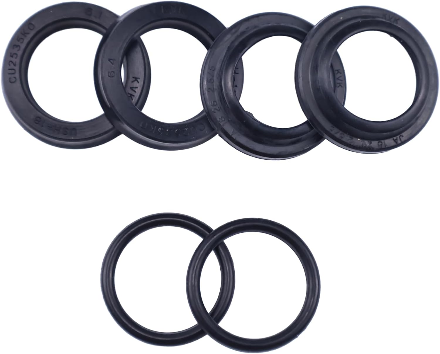 Spool Seal Kit AT280406 Compatible With JD Engine 4045 6068 Backhoe Loader 300D 310D 315D 410G 410J 710G 710J 710K 714PR